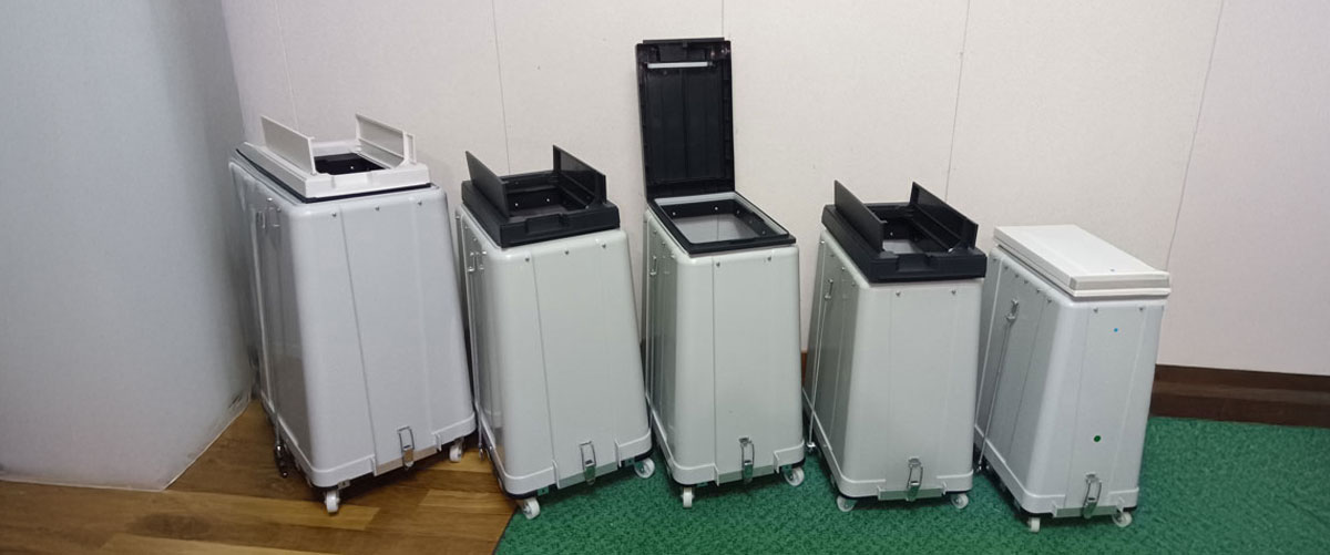 ご使用中のゴミ箱に取り付けるだけで圧縮ゴミ箱に